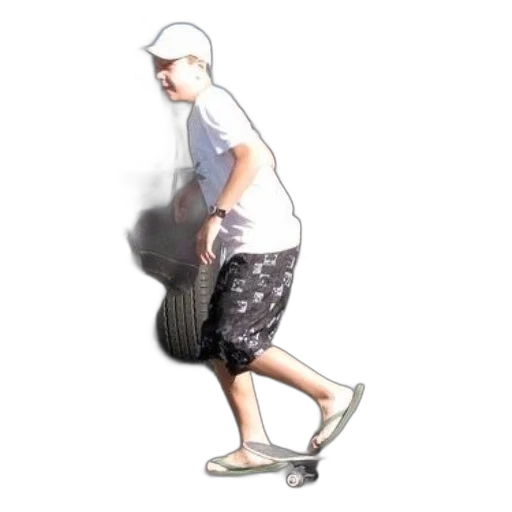 hat, staff, shoes, creature transparent PNG cut-out