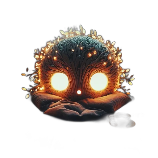 mask, crown, creature, staff transparent PNG cut-out