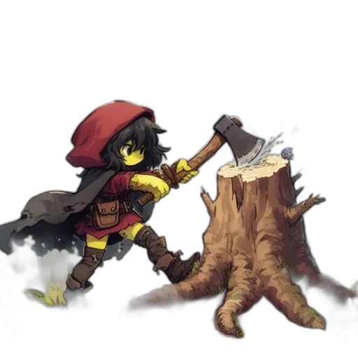 weapon, staff, creature, animal transparent PNG cut-out