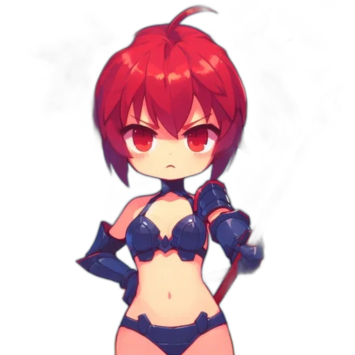 weapon, robot, staff, pixel art transparent PNG cut-out