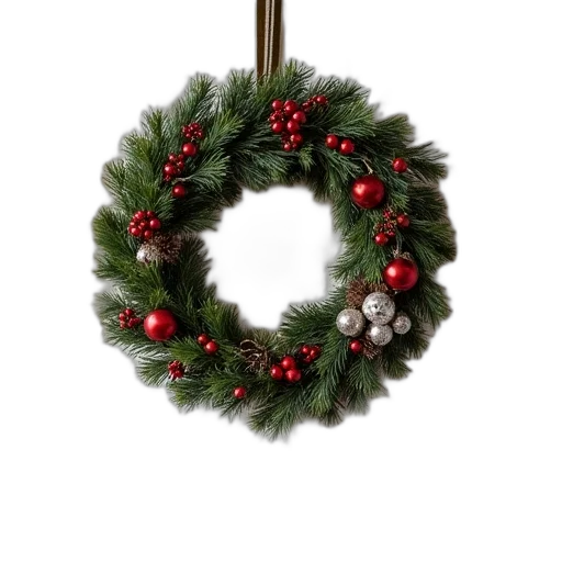 jewelry, christmas, wreath, towel transparent PNG cut-out