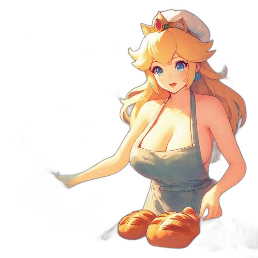 dress, crown, weapon, staff transparent PNG cut-out