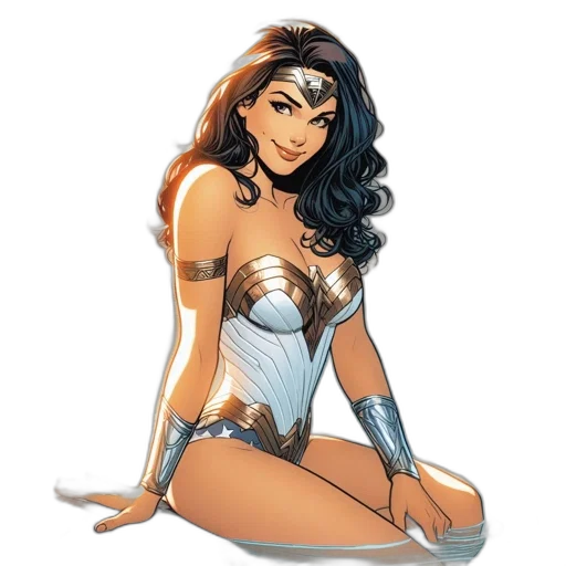 comic book art, concept art, cartoon, fantasy art transparent PNG cut-out