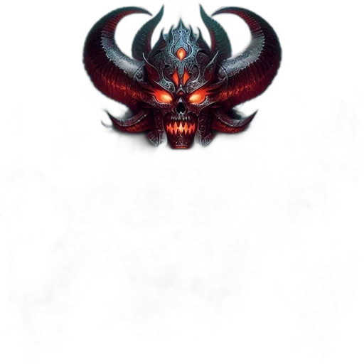 dragon, mask, creature, staff transparent PNG cut-out