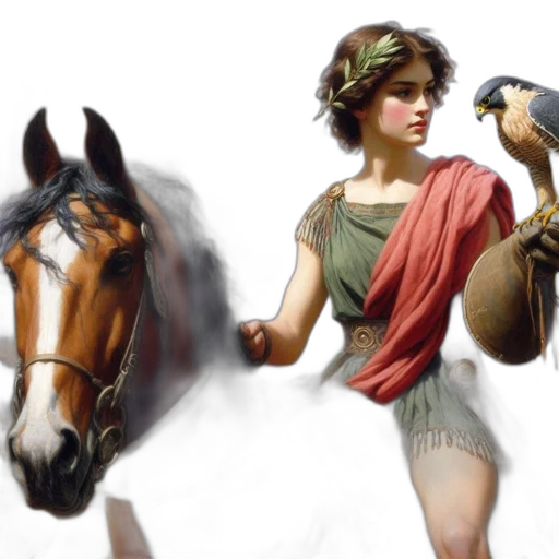 fantasy art, concept art, photorealistic, oil painting transparent PNG cut-out