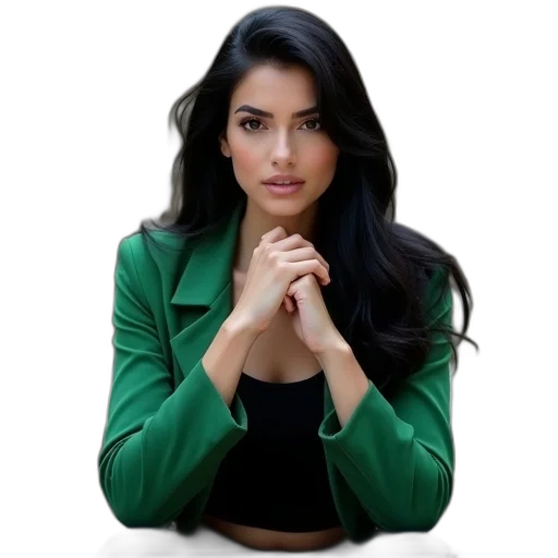 jacket, jewelry, face, staff transparent PNG cut-out