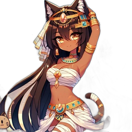 staff, jewelry, dress, mask transparent PNG cut-out