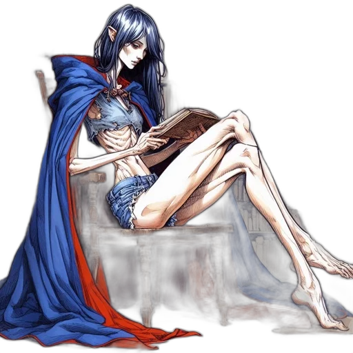 dress, fantasy art, concept art, watercolor transparent PNG cut-out