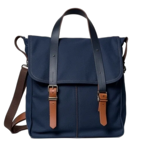 blue, canvas, bike, bag transparent PNG cut-out