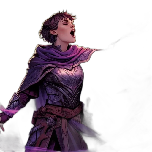concept art, fantasy art, comic book art, watercolor transparent PNG cut-out
