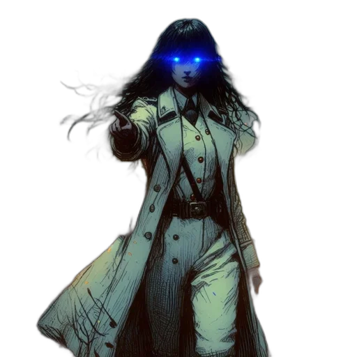 mask, staff, dress, robot transparent PNG cut-out