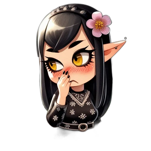 staff, fantasy art, pixel art, anime transparent PNG cut-out