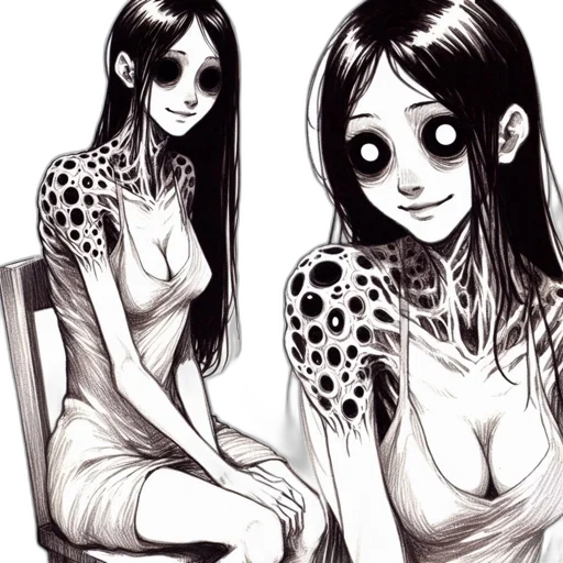 dress, creature, face, jewelry transparent PNG cut-out
