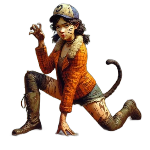 staff, animal, creature, hat transparent PNG cut-out