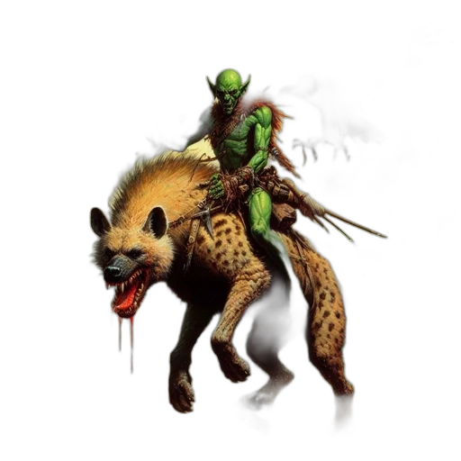 creature, animal, dragon, staff transparent PNG cut-out