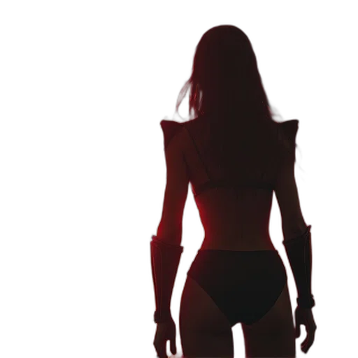 dress, robot, creature, staff transparent PNG cut-out