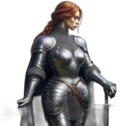 sword, dress, staff, robot transparent PNG cut-out