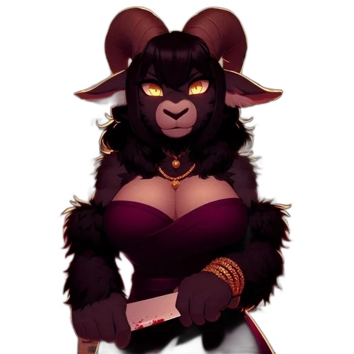 staff, creature, dress, jewelry transparent PNG cut-out