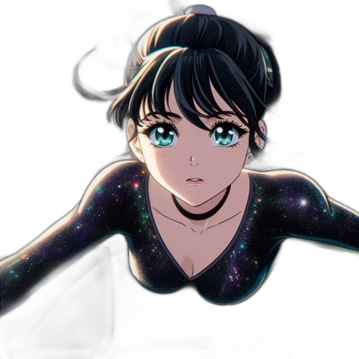 dress, face, anime, cartoon transparent PNG cut-out