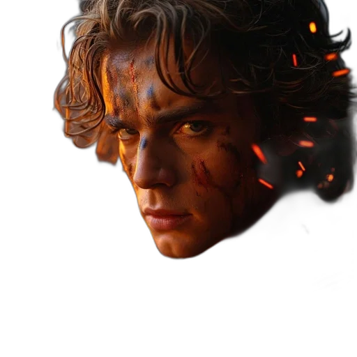 face, mask, hair, dragon transparent PNG cut-out