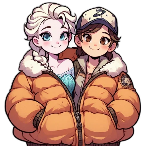 jacket, pixel art, anime, cartoon transparent PNG cut-out