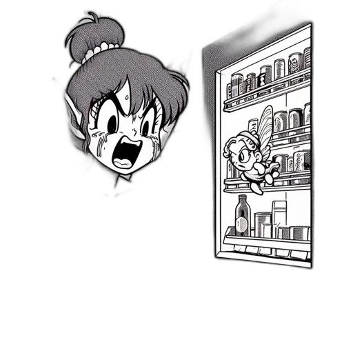 comic book art, cartoon, concept art, anime transparent PNG cut-out