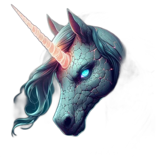 dragon, staff, mask, fantasy art transparent PNG cut-out
