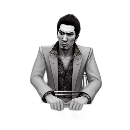 jacket, concept art, comic book art, 3d render transparent PNG cut-out