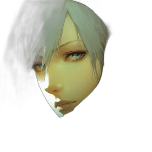 face, mask, robot, creature transparent PNG cut-out
