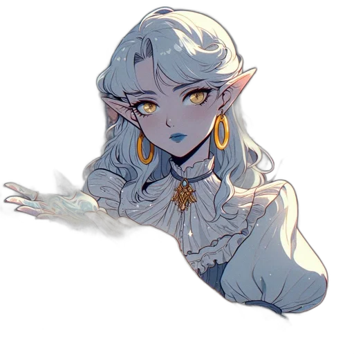 jewelry, staff, crown, creature transparent PNG cut-out
