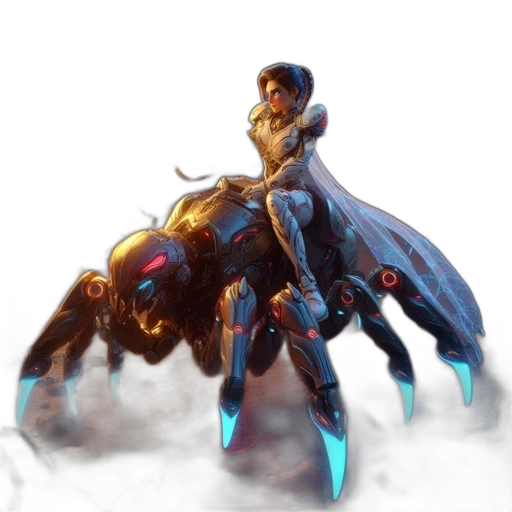 dragon, robot, weapon, concept art transparent PNG cut-out