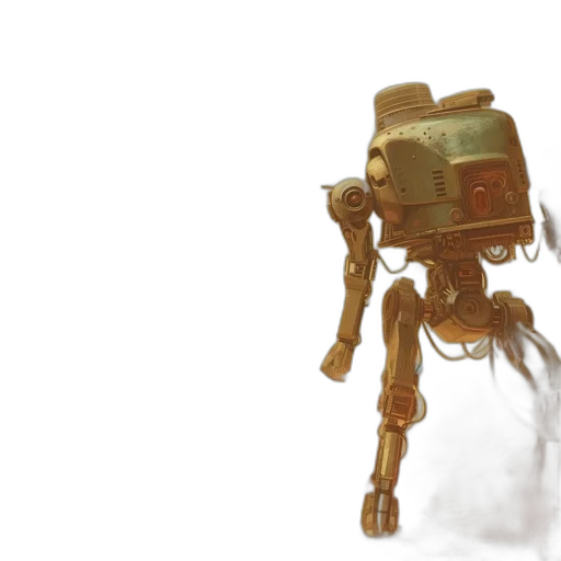 robot, staff, weapon, mask transparent PNG cut-out
