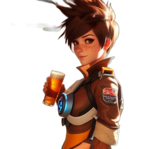 jacket, robot, staff, face transparent PNG cut-out