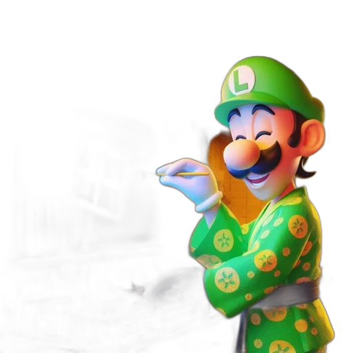staff, mask, hat, 3d render transparent PNG cut-out