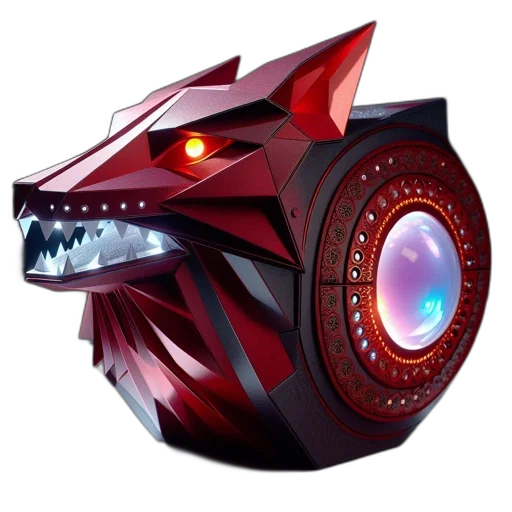 dragon, mask, weapon, creature transparent PNG cut-out