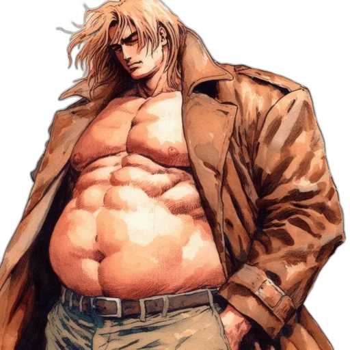 jacket, concept art, comic book art, photorealistic transparent PNG cut-out