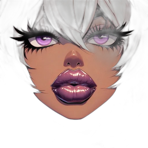 face, mask, hair, fantasy art transparent PNG cut-out