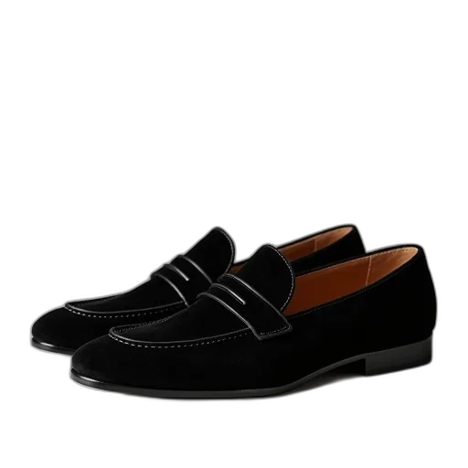 shoes, worn, coley, black transparent PNG cut-out