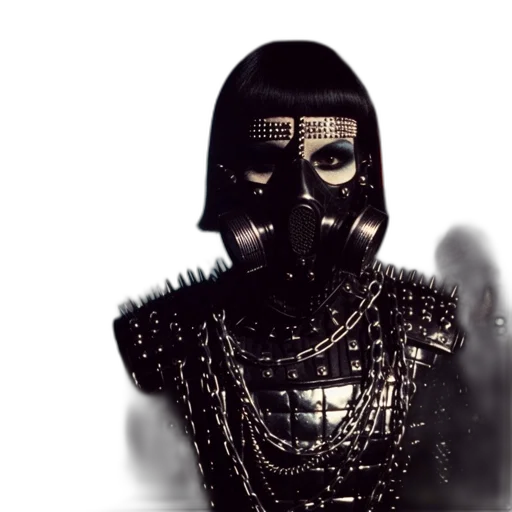 mask, face, robot, sword transparent PNG cut-out