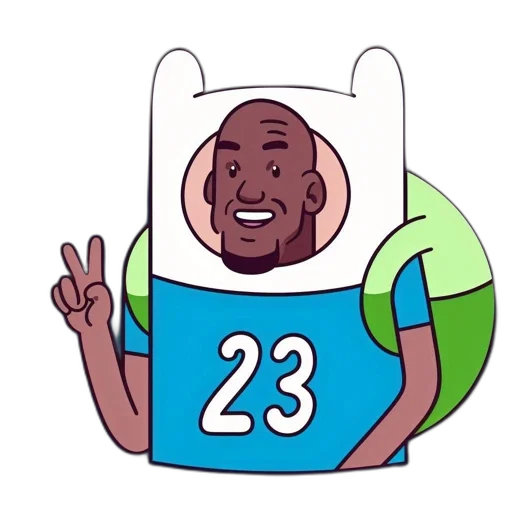 cartoon, man, wears, finn transparent PNG cut-out