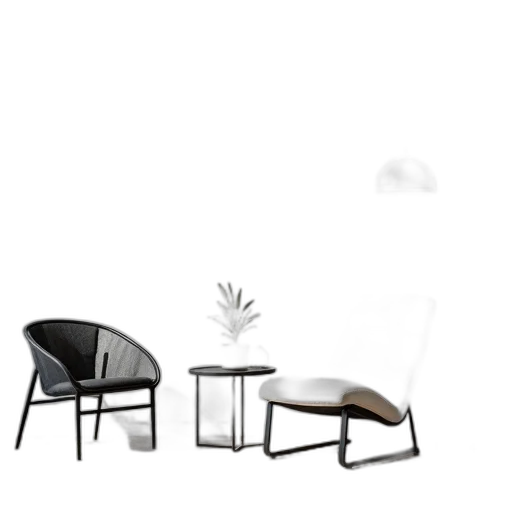 furniture, umbrella, staff, 3d render transparent PNG cut-out