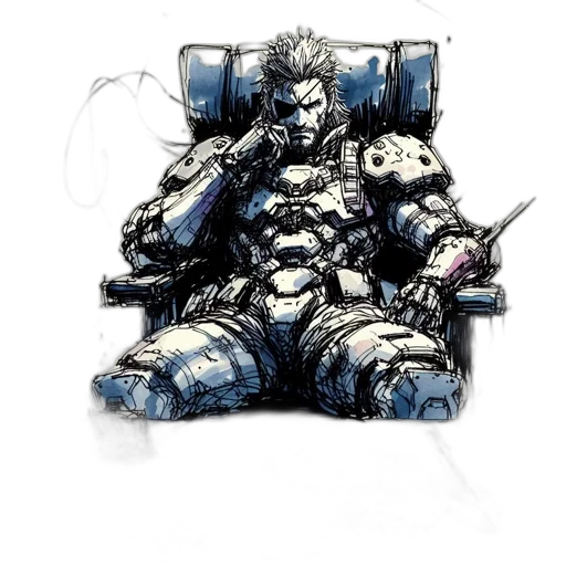 furniture, concept art, comic book art, cyberpunk transparent PNG cut-out