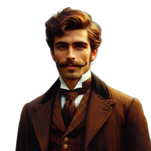 face, staff, jacket, photorealistic transparent PNG cut-out