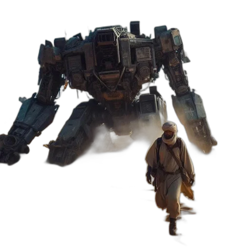 robot, weapon, creature, concept art transparent PNG cut-out