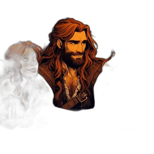 jacket, hair, face, concept art transparent PNG cut-out