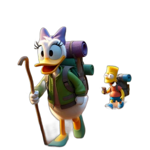 staff, animal, 3d render, concept art transparent PNG cut-out