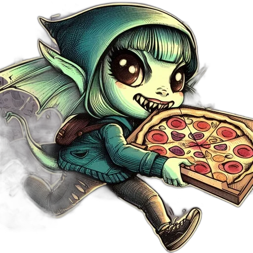 food, concept art, fantasy art, comic book art transparent PNG cut-out