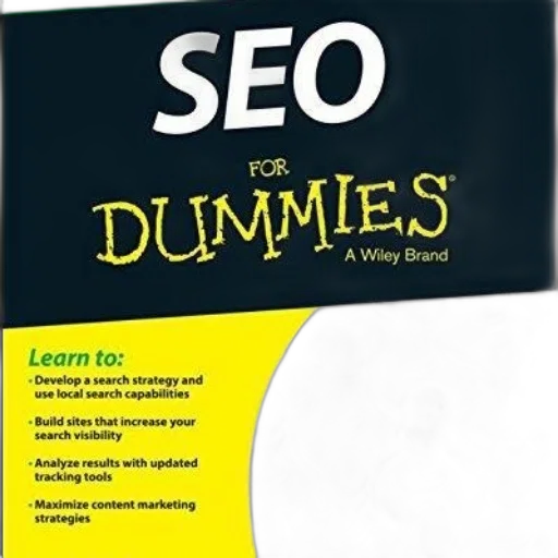 seo, dummies, book, cover transparent PNG cut-out