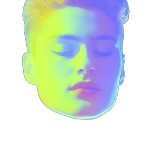 face, mask, robot, hair transparent PNG cut-out