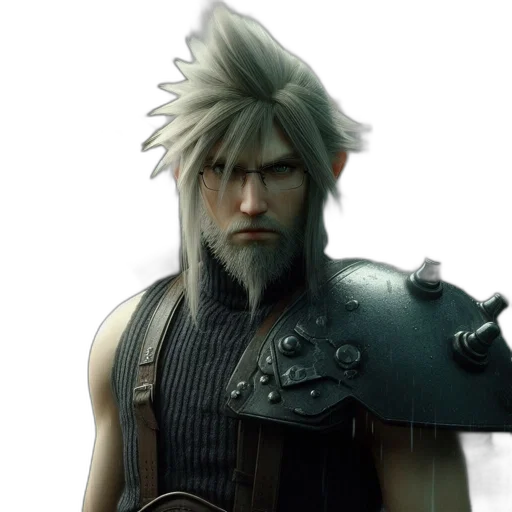 hair, concept art, 3d render, fantasy art transparent PNG cut-out